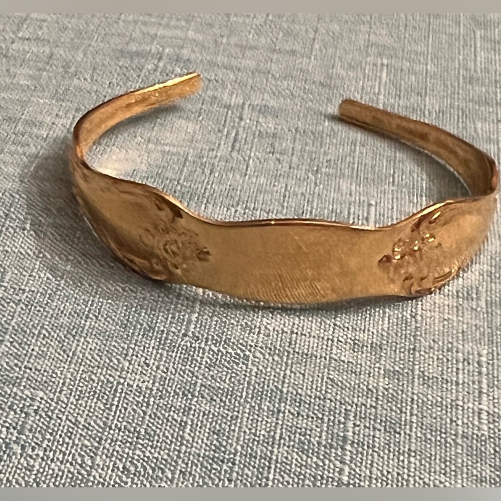 Wm. A. Rogers Oneida Good Tome Spoon Cuff Bracelet